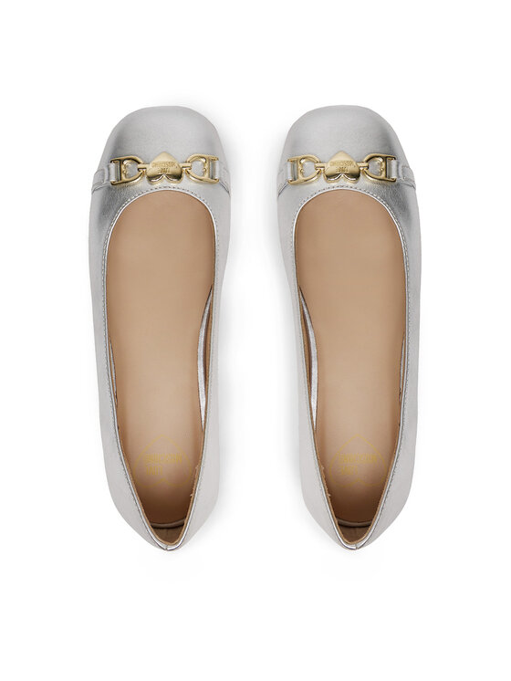 LOVE MOSCHINO Балетки LOVE MOSCHINO JA11011G1MIF090B Срібний