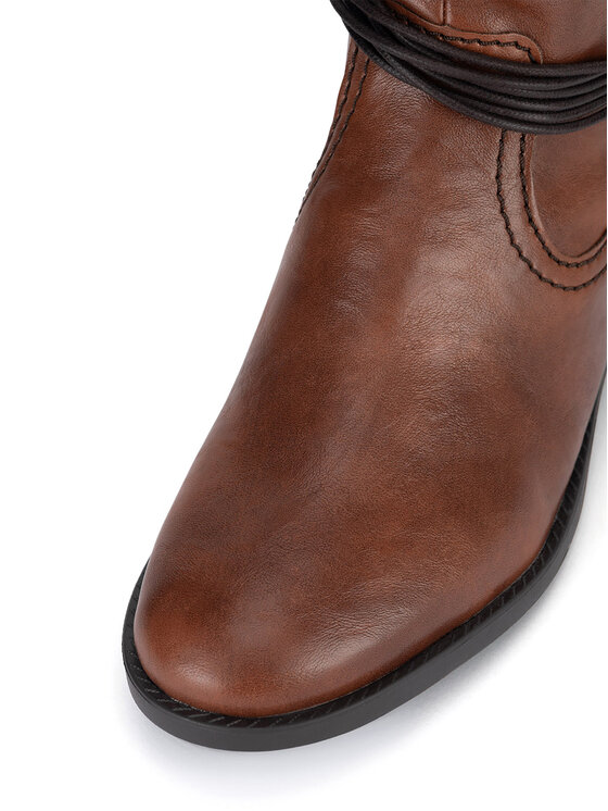 Rieker Botki Rieker 73691-25 Brązowy