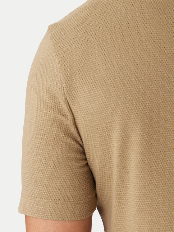 BOSS BOSS Camiseta Tiburt 240 50452680 Caqui Regular Fit