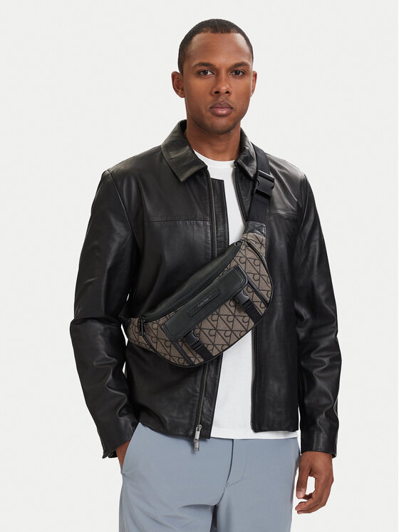 Calvin Klein Nerka Calvin Klein Mixed Emblem Aop LV04D3382G Beżowy