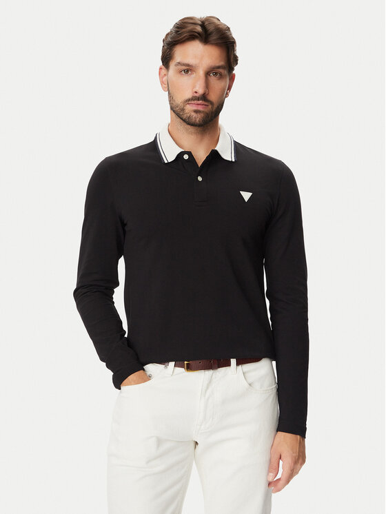 Guess Guess Polo M6BP58 K6201 Negro Slim Fit