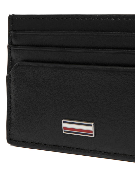 Tommy Hilfiger Kreditinių kortelių dėklas Tommy Hilfiger Th Central Cc Holder AM0AM14494 Juoda