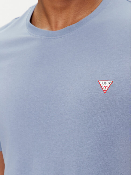 Guess Guess T-shirt M2YI24 J1314 Blu Slim Fit