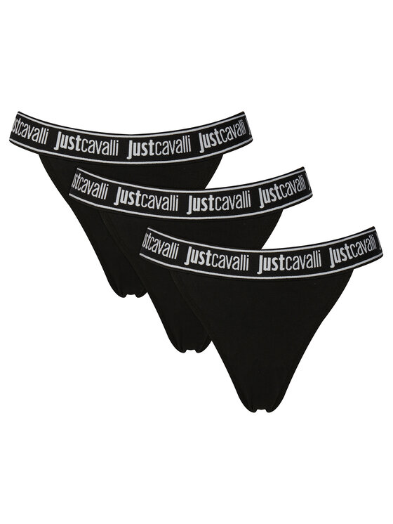 Just Cavalli Just Cavalli Conjunto de tangas 80PAJU01 CJUT2 Negro