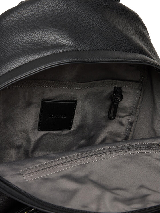 Calvin Klein Ruksak Calvin Klein Raised Round Backpack LV04D3155G Crna