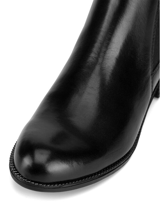 Lasocki Jātnieku stila puszābaki Lasocki RST-MERLOT CHAIN-01 Melns