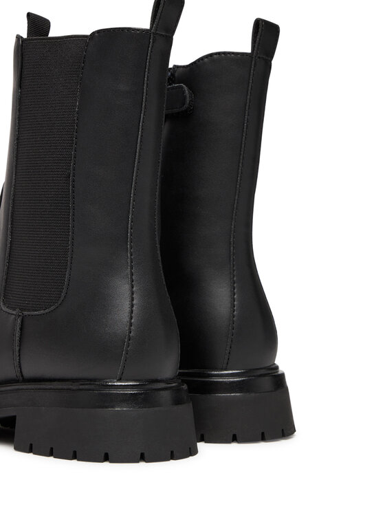 Tommy Hilfiger Īsie zābaki Tommy Hilfiger T3A5-34016-1355999 D Melns