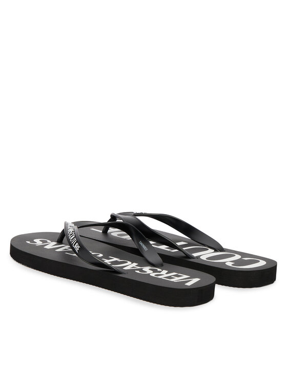 Versace Jeans Couture В'єтнамки Versace Jeans Couture 80YA3SQ7 ZSS81 Чорний
