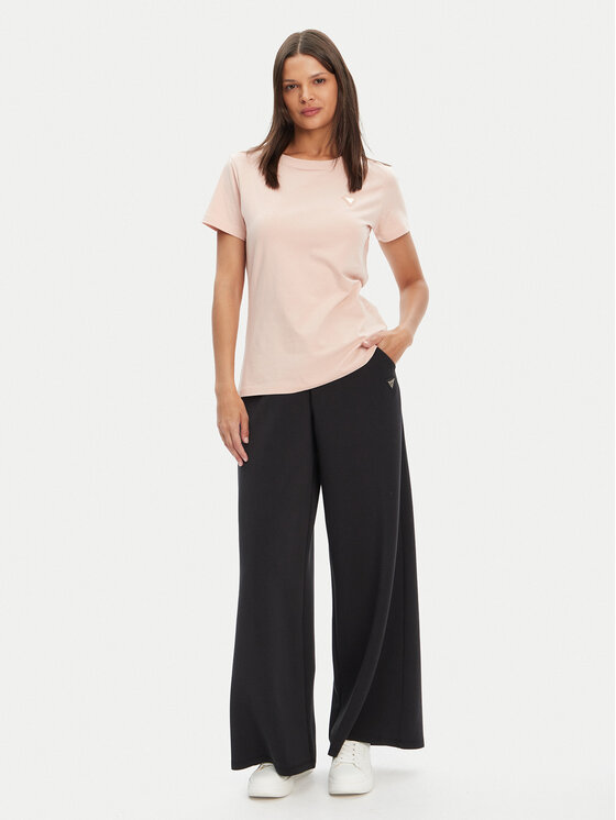 Guess Guess Футболка V4YI09 J1314 Рожевий Regular Fit