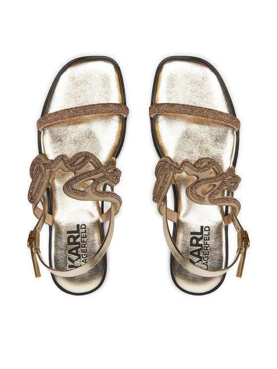 KARL LAGERFELD Босоніжки KARL LAGERFELD KL87425 Золотий