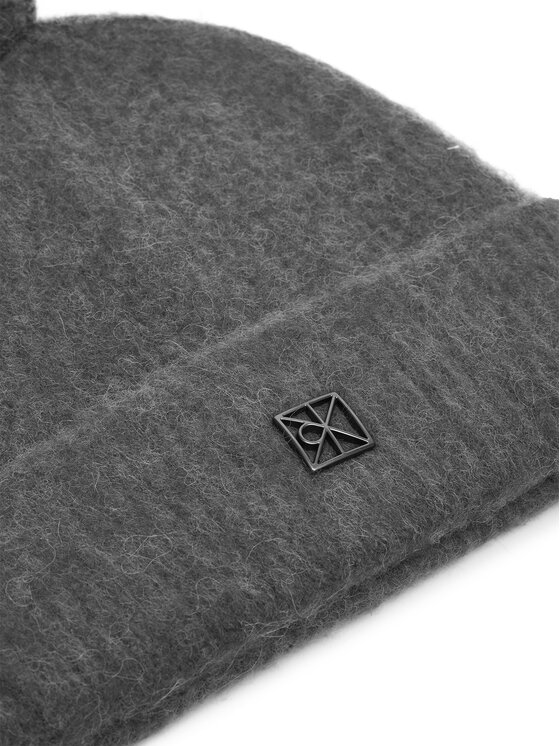 Calvin Klein Czapka Calvin Klein Emblem Brushed LV04D8067G Szary