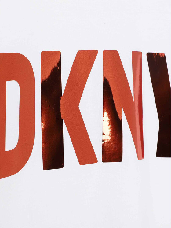 DKNY DKNY Футболка D35T08 S Білий Regular Fit