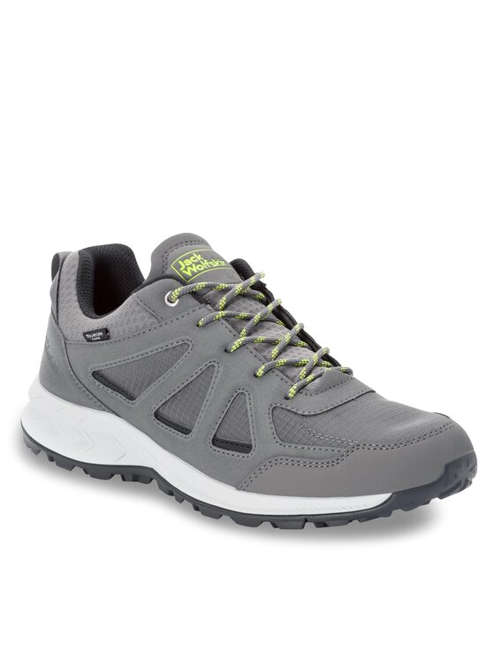 Jack Wolfskin Трекінгові черевики Jack Wolfskin Woodland 2 Texapore Low M 4051271 Сірий