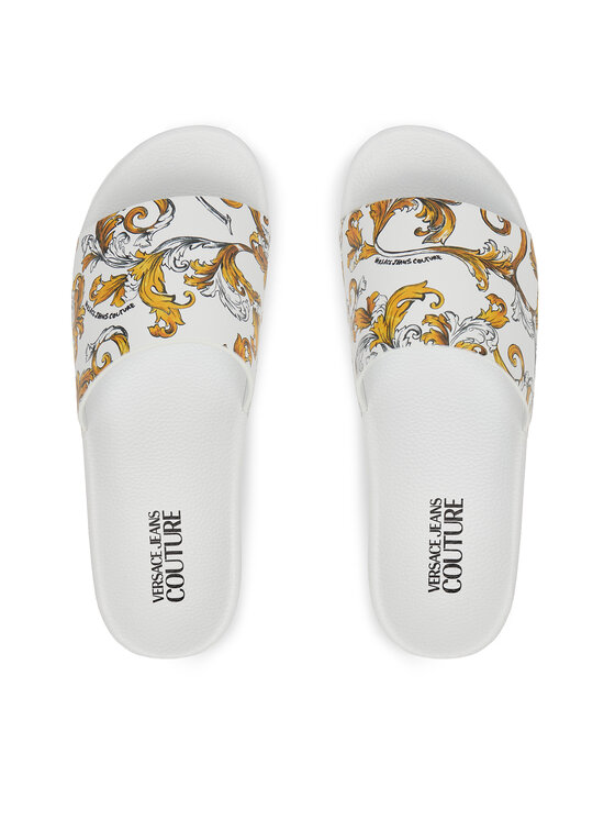 Versace Jeans Couture Шльопанці Versace Jeans Couture 78YA3SQ4 Білий