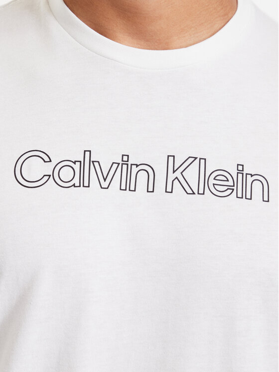Calvin Klein Calvin Klein Camiseta 30s Logo Graphic LV04LH800G Blanco Regular Fit