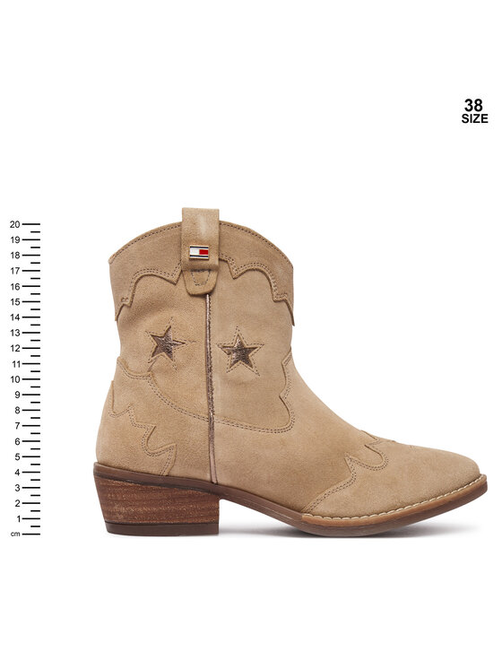 Tommy Hilfiger Kowbojki Tommy Hilfiger T3A5-35196-1429 Beżowy