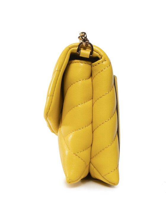 Tory Burch Geantă Tory Burch Kira Chevron Chain Wallet 64068 Galben