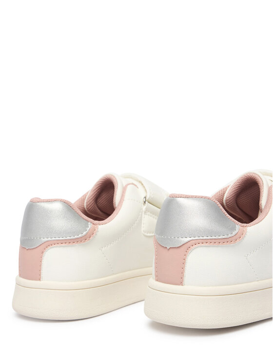 Calvin Klein Sneakersy Calvin Klein Low Cut Velcro Sneaker V1A9-83382-1355 S Biały