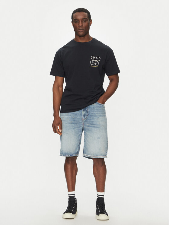 Quiksilver Quiksilver Футболка EQYZT08032 Чорний Oversize
