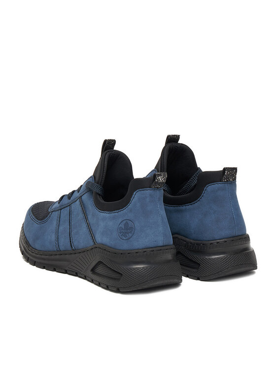 Rieker Sneakersy Rieker M4970-14 Modrá