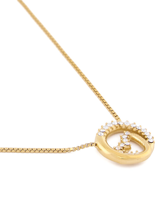 Guess Náhrdelník Guess JUBN05 526JW Zlatá