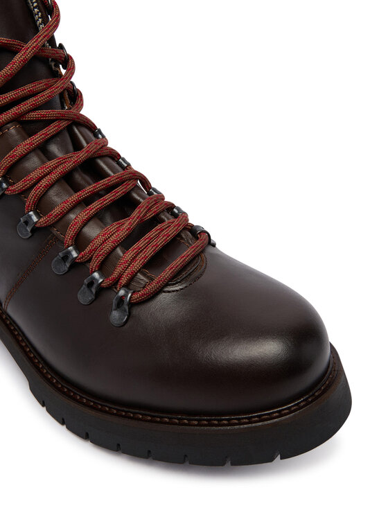 Tommy Hilfiger Kotníková obuv Tommy Hilfiger Elevated Outdoor Lth Wpm Boot FM0FM05995 Hnědá