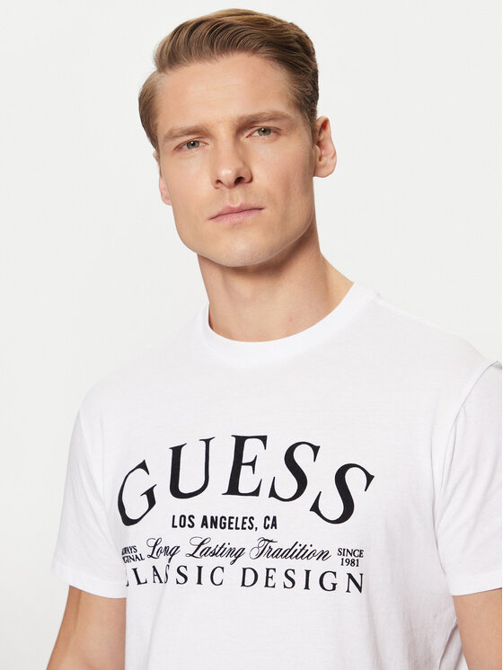 Guess Guess Футболка M5RI43 K9RM1 Білий Regular Fit
