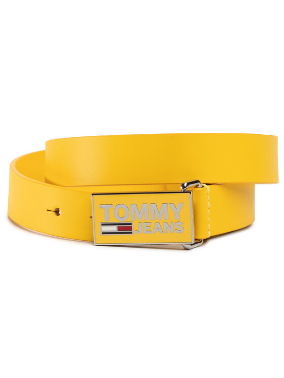 Tommy Jeans Ζώνη Γυναικεία Tommy Jeans Tjw Flag Belt 2.5 AW0AW07846 Κίτρινο