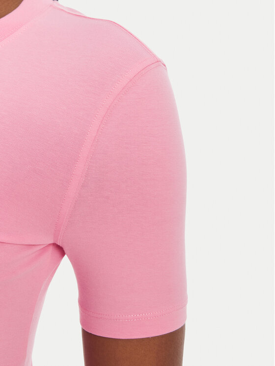 Versace Jeans Couture Versace Jeans Couture Camiseta 80HAHE01 CJ02E Rosa Slim Fit