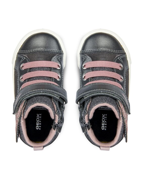 Geox Snīkeri Geox B Kilwi Girl B36D5A 022NF C9F8W M Pelēks