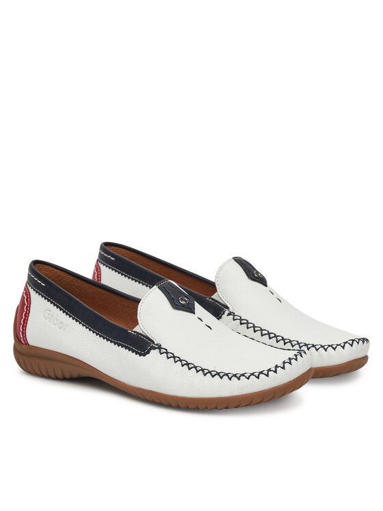 Gabor Mokasíny Gabor 66.090.69 Bílá