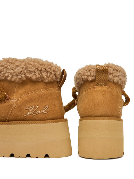 KARL LAGERFELD Sniega zābaki KARL LAGERFELD KL48632 Brūns