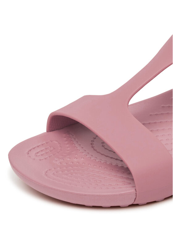 Crocs Sandały Crocs SERENA SANDAL 205469-682 Różowy