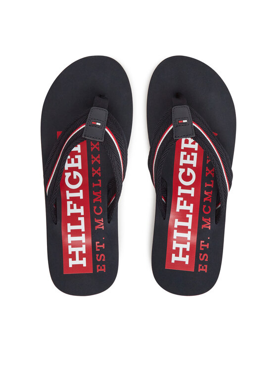 Tommy Hilfiger Σαγιονάρες Tommy Hilfiger Corporate Hilfiger Beach FM0FM05436 Σκούρο μπλε