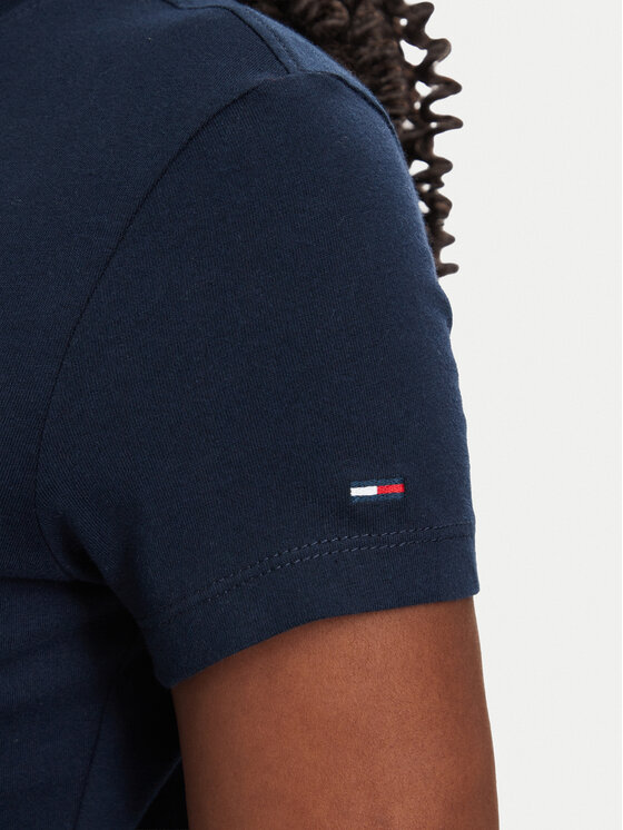 Tommy Jeans Tommy Jeans Camiseta Ess Logo DW0DW23479 Azul marino Slim Fit