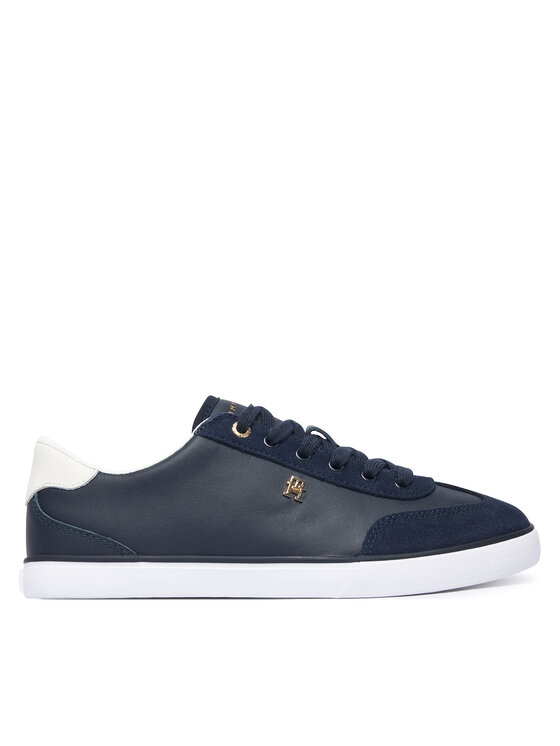 Tommy Hilfiger Sneakersy Tommy Hilfiger Th Chic Low Vulc FW0FW09391 Tmavomodrá