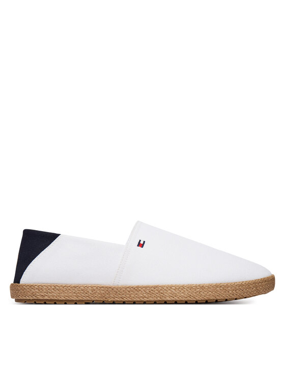 Tommy Hilfiger Espadrillas Tommy Hilfiger Core Hilfiger Espadrille Textile FM0FM05792 Bianco