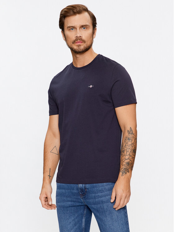Gant Gant T-shirt Shield 2003184 Blu scuro Regular Fit