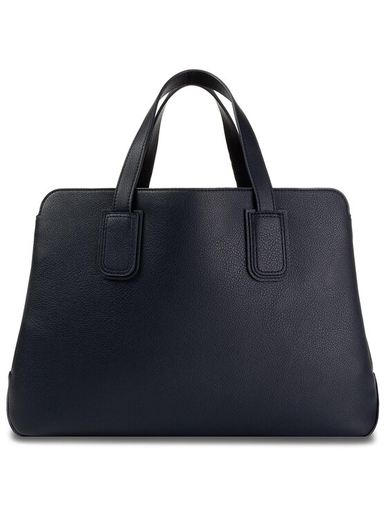 Tommy Hilfiger Rankinė Tommy Hilfiger Charming Tommy Med Work Bag AW0AW07313 Tamsiai mėlyna