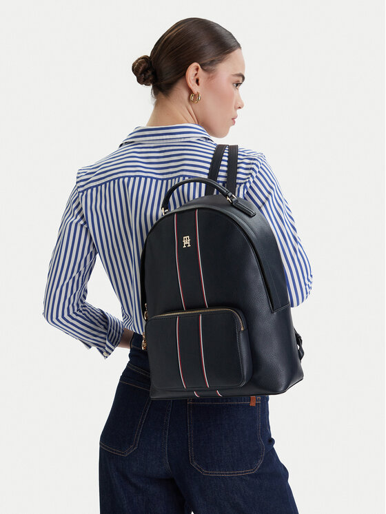 Tommy Hilfiger Mochila Tommy Hilfiger Th Daily Backpack Corp AW0AW18851 Azul marino