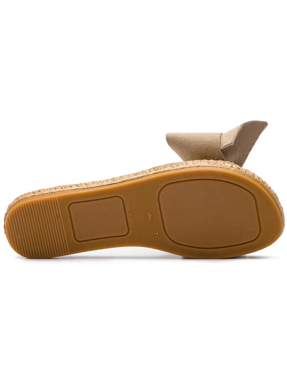 Manebi Espadrilky Manebi Sandals With Bow K 1.1 J0 Béžová