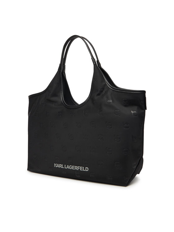 KARL LAGERFELD Kabelka KARL LAGERFELD A3W30116 Čierna