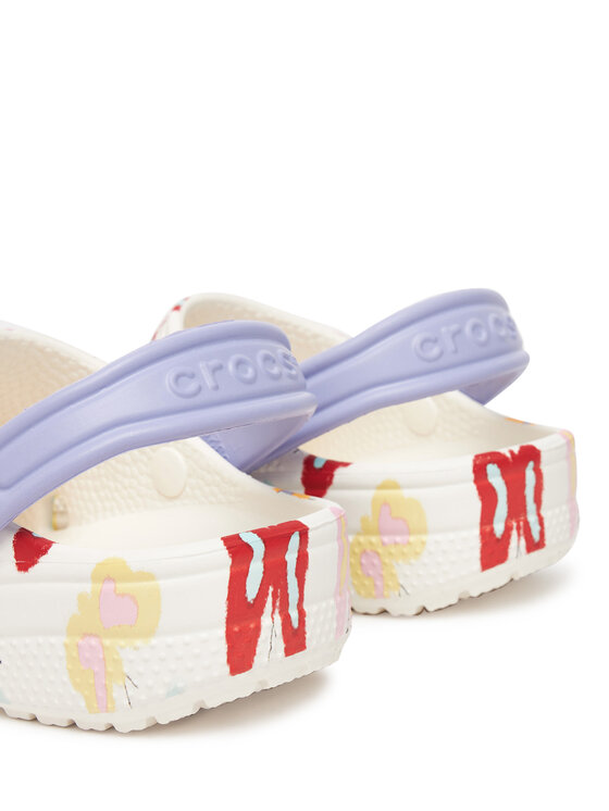Crocs Şlapi Crocs Classic Butterfly Graphic Clog 211255 Colorat
