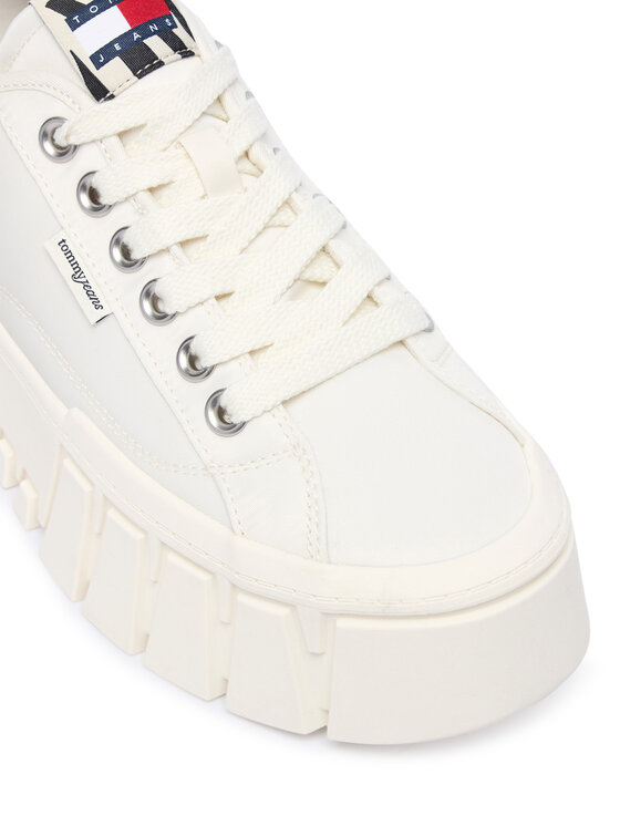 Tommy Jeans Sneakersy Tommy Jeans Tj Platform Sneaker Zebra EN0EN03070 Bílá