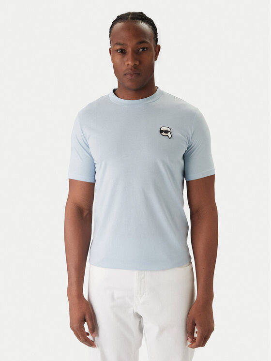 KARL LAGERFELD KARL LAGERFELD Camiseta 755710 561224 Celeste Regular Fit