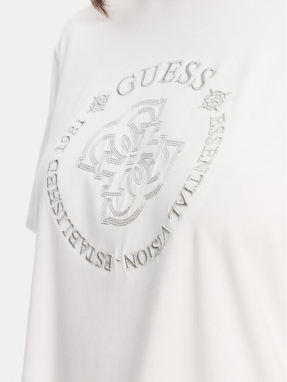 Guess Guess Camiseta V5YI05 KCOA2 Blanco Regular Fit