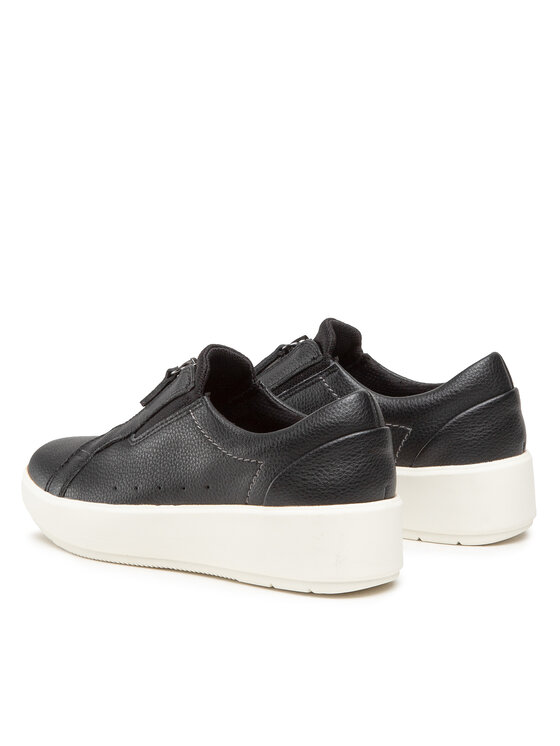 Sneakersy Clarks Layton Rae 261685054 Czarny | Eobuwie.com.pl