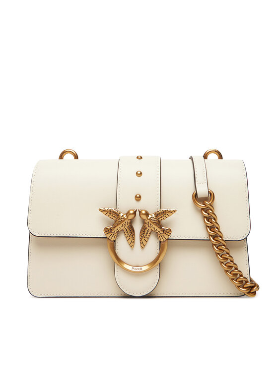 PINKO Borsetta PINKO Love One Mini ST.CL Al 25-26 PLTT 105856 A0F1 Bianco