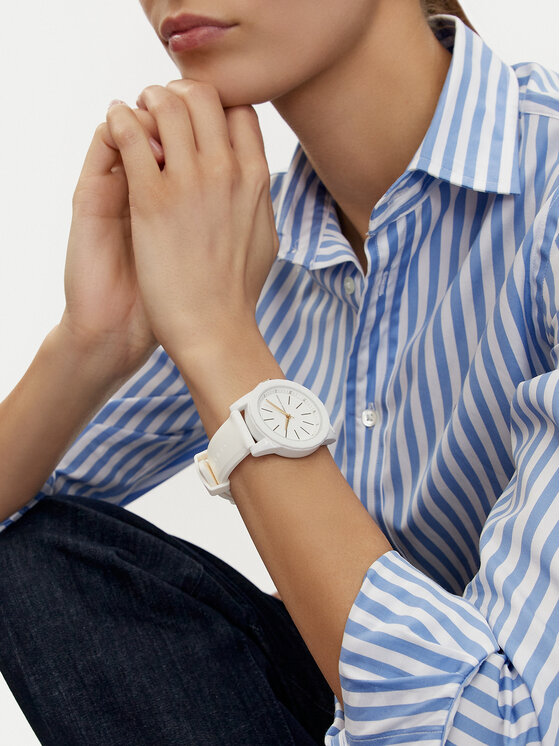 Armani Exchange Pulkstenis Armani Exchange AX7126 Balts