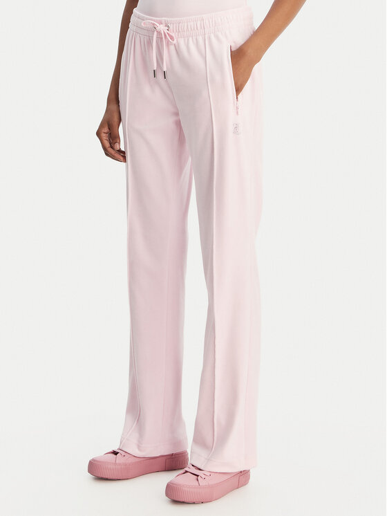 Juicy Couture Juicy Couture Sportinės kelnės Tina JCWBJ126327 Rožinė Straight Leg